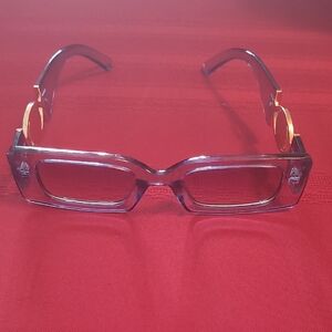 Stylish Blue Rectangular Glasses